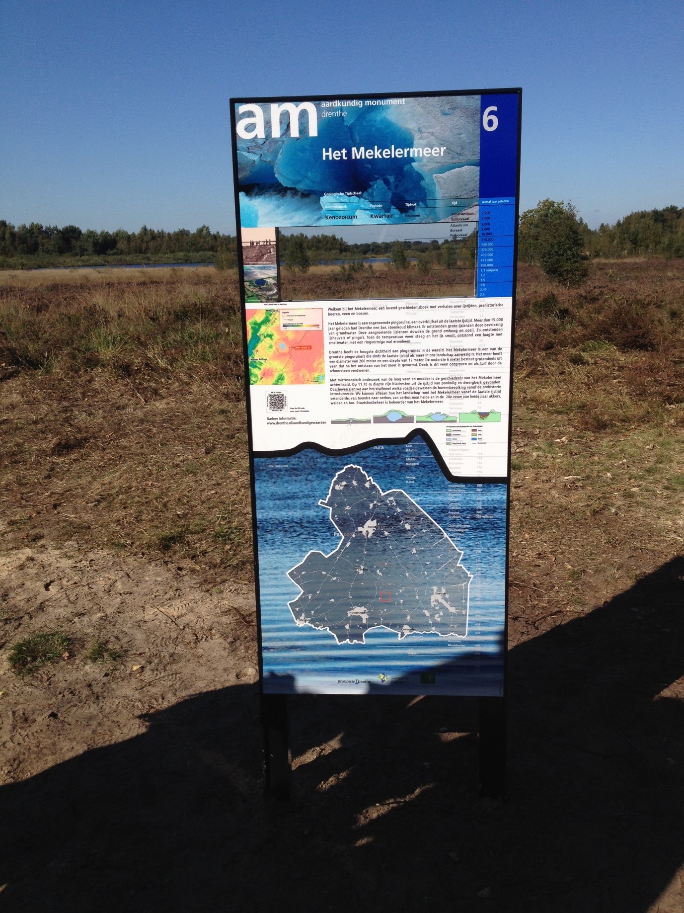 Informatiebord Mekelermeer